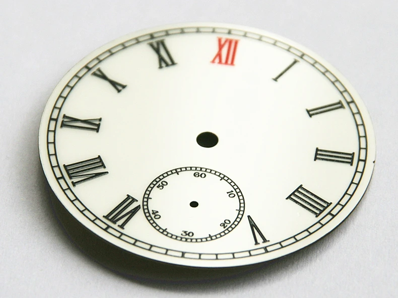 

38.9mm Watch Dial Wristwatch Plate Second @6 Fit Hand Winding 6497,6498 Movement