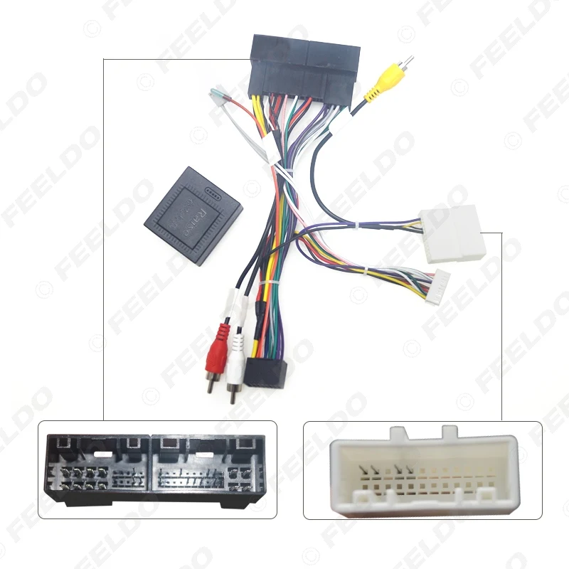 Автомагнитола FEELDO 16pin Android Power Calbe с can-шиной для Hyundai Elantra KIA K3 Sorento адаптер жгут