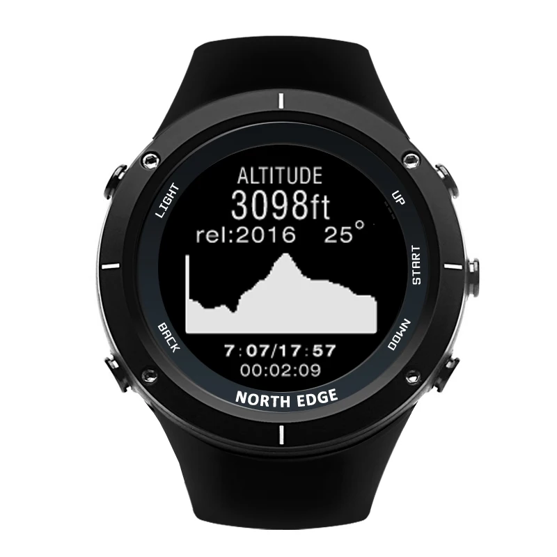 Умные часы для мужчин спортивные на открытом воздухе водонепроницаемые 50 м