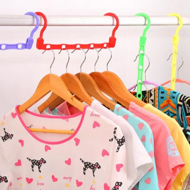 1 шт. вешалка для одежды многофункциональная стойка хранения 5 отверстий на