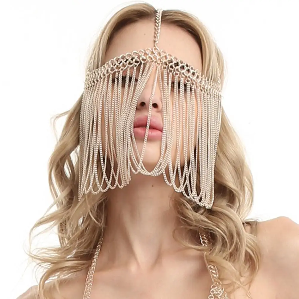 Женские украшения в стиле бохо вечерние металлические индийские маски для