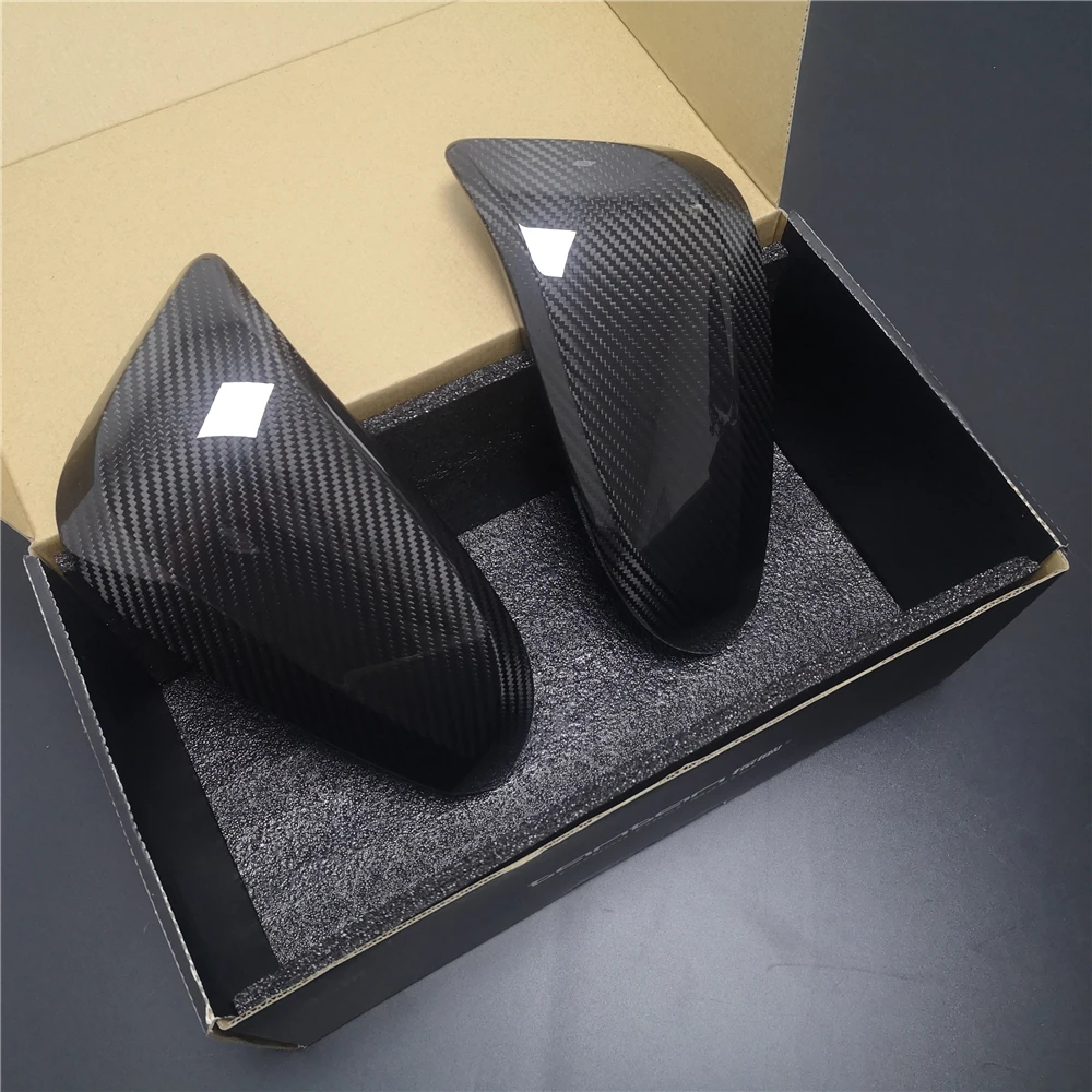 Type A original Выхлопной трубы из углеродного волокна для Toyota RAV4 Highlander Noah R80 Voxy Esquire 4runner Hilux Fortuner Innova боковой корпус бокового зеркала элемент облицовки корпуса - Цвет: Type A original