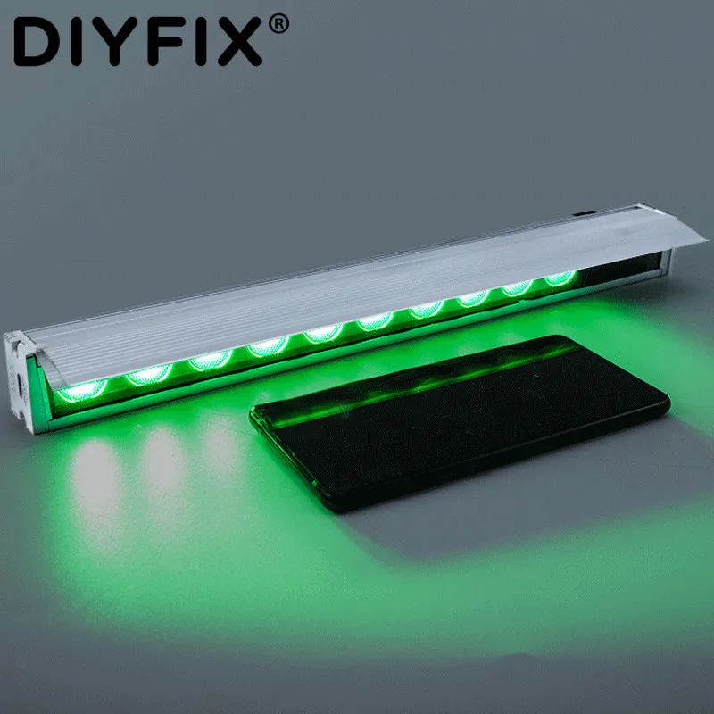 Мобильный телефон ЖК экран Обнаружение пыли лампа проверка отпечатков пальцев