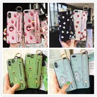 Чехол с ремешком на запястье для Oppo Reno Z 10x R17 Pro R11s R11 R9 R9S Plus R15 Dream Mirror Holder Lanyard Cover