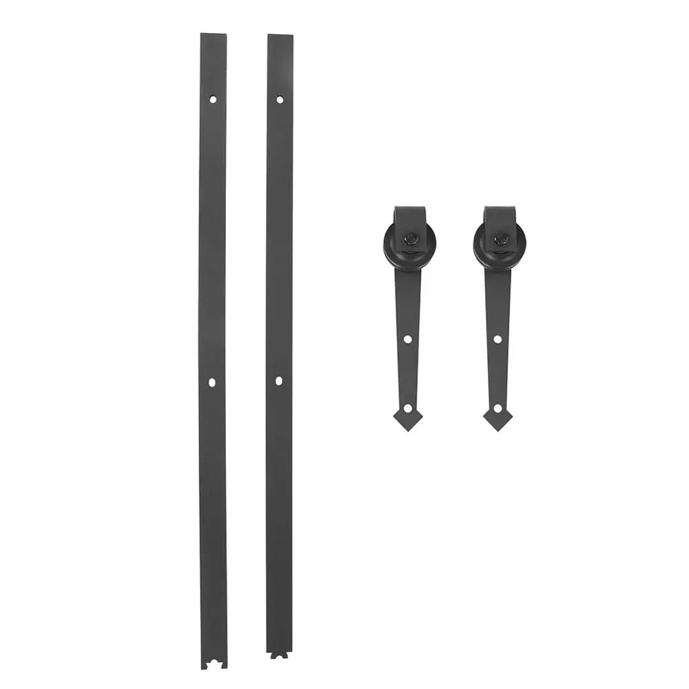 6FT оборудование для раздвижной двери сарая роликовые рельсы Набор