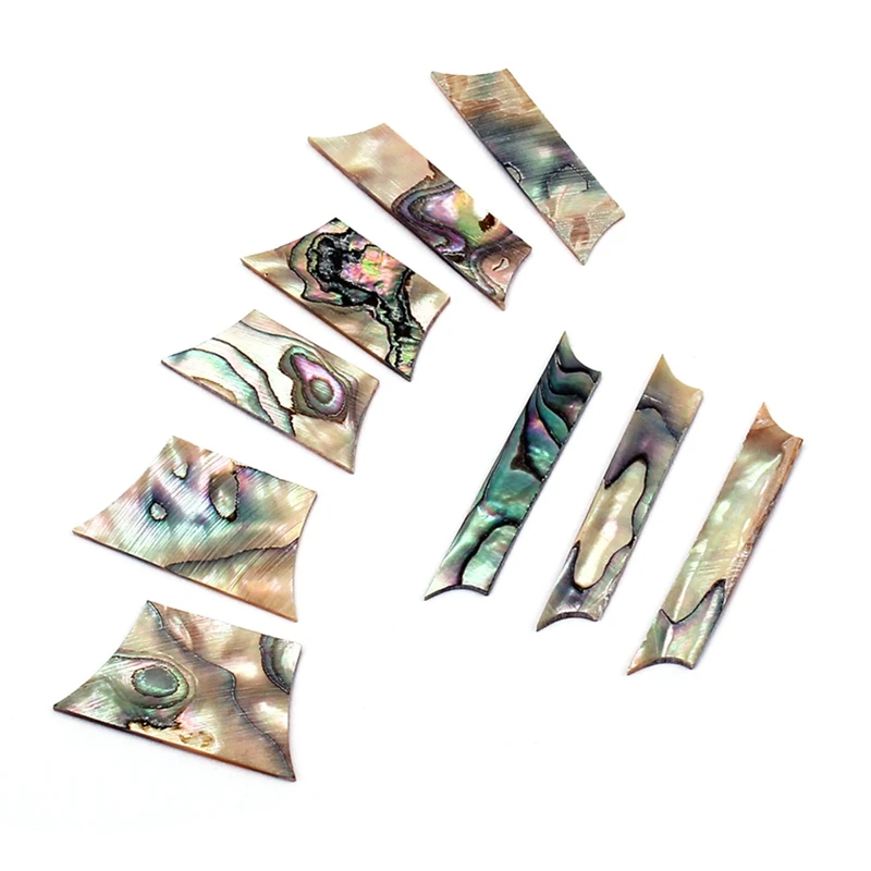 

9Pcs Abalone Shell Guitar Decoration Block Fretboard Fingerboard Inlay & 4 Pcs Speed Control Knobs 2 Tone 2 Volume