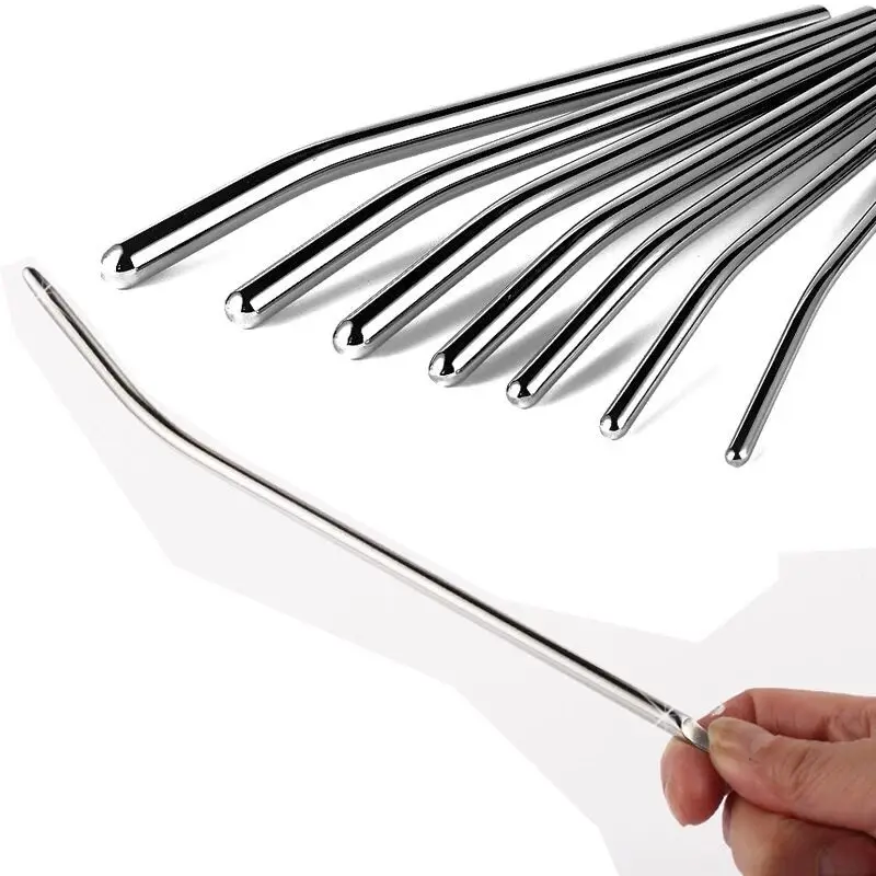 Удлинитель из нержавеющей стали для задержки эякуляции игрушки металла