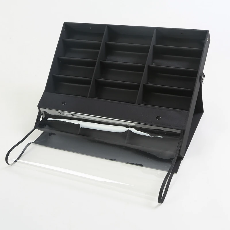 Koop Grote Capaciteit Glazen Opbergdoos Fashion Zonnebril Display Doos Grote Zonnebril Doos 18 Paar Reizen Collectebus