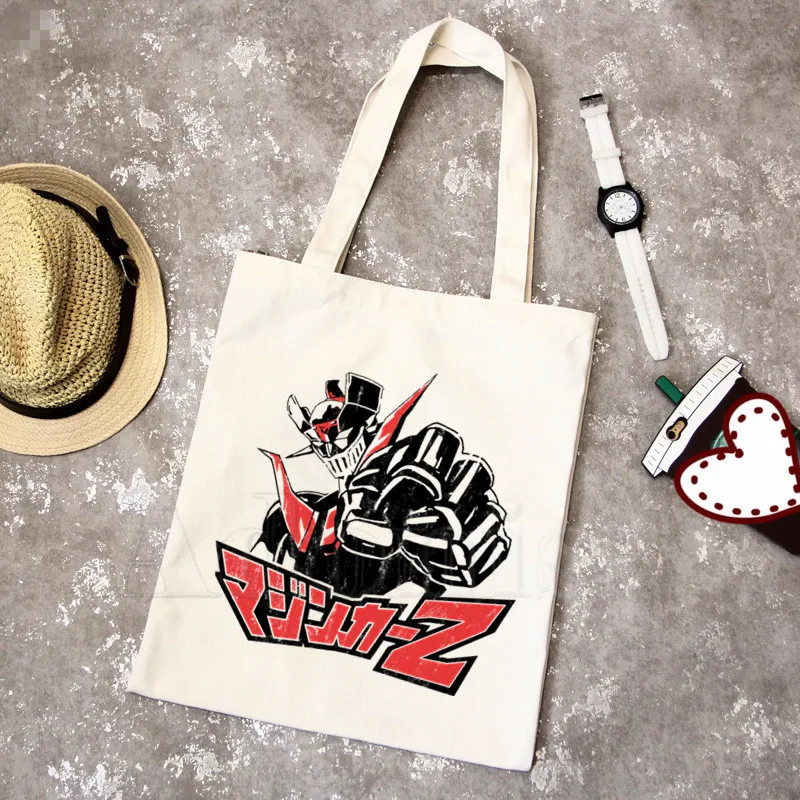 Mazinger Z Аниме Старый Классический Манга робот кино хозяйственная сумка принт