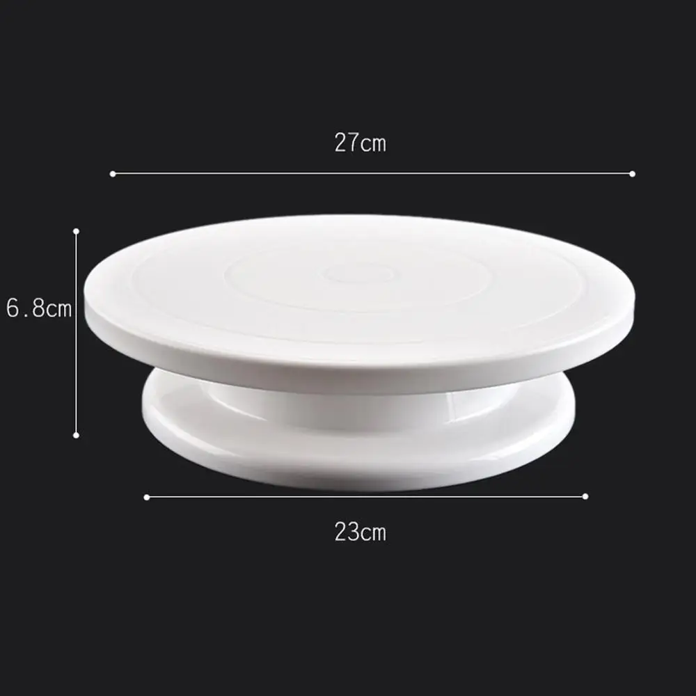 

Cake Decorating Turntable Baking Cake Turntable Plastic Rotating Round Rotary Table Turntable Cake Plate Bakery Accessories