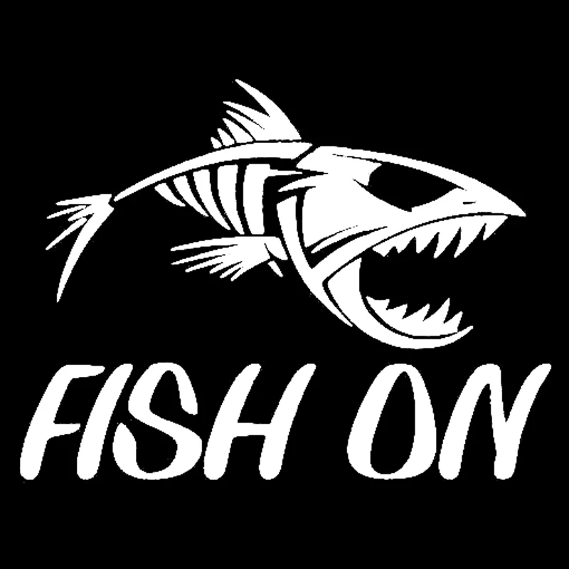 Модная Автомобильная наклейка Aliauto в виде рыбы украшение для рыбалки