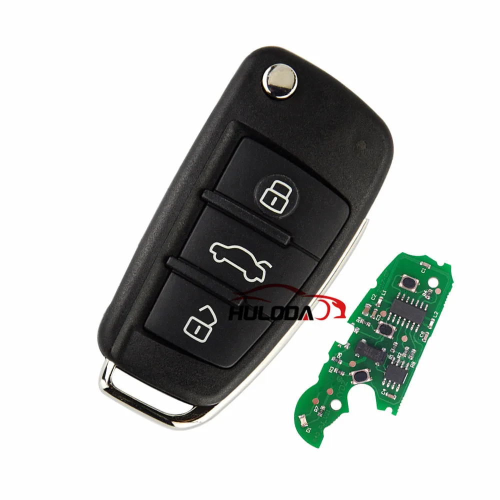 Пульт дистанционного управления для Audi A4 433 МГц 8EO837220L 8EO837220T 8EO837220F 8EO837220G 8EO837220H