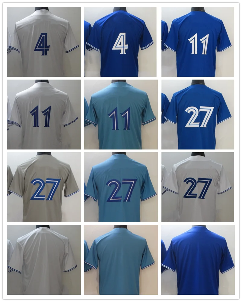 

Toronto 2022 New Baseball Jerseys Men's SPRINGER #4 BICHETTE #11 GUERRERO JR.#27 Retro Jersey Youth Women Luxury Brand With Logo