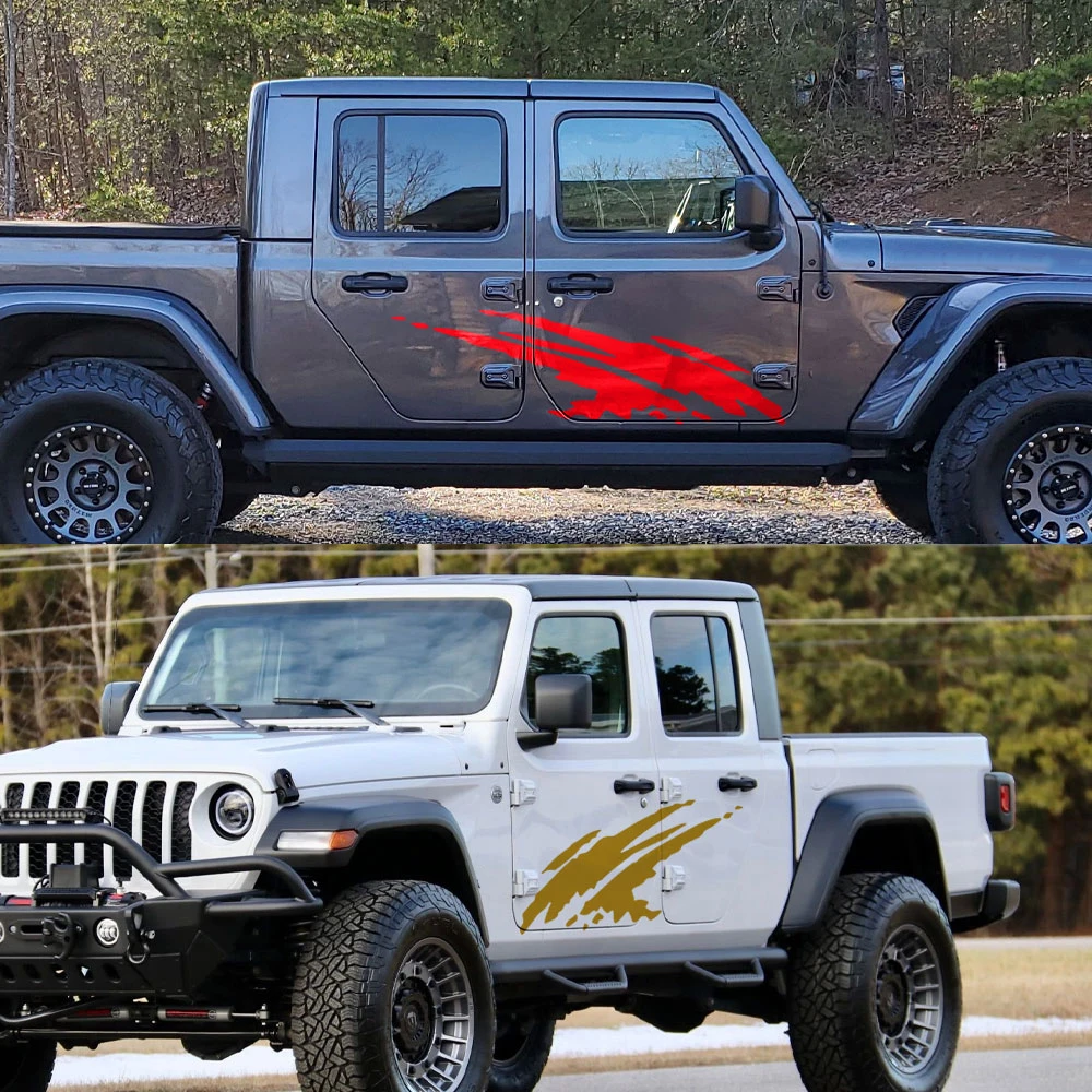 Дверные боковые наклейки для Jeep Gladiator JT декор пикапа графика грузовика стиль