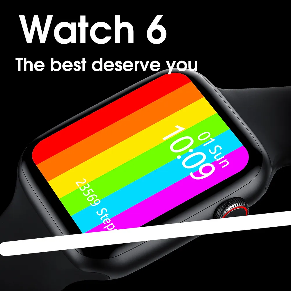 2021 W26 Pro дополнительный размерный ряд 44 мм SmartWatch бесконечное Экран для IOS Android
