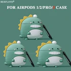 3D мультяшный чехол для наушников Airpods 3, 2 Pro, чехол, силиконовый чехол с симпатичной собакой, уткой, чехол для Apple Air Pods Pro 1, 2, 3, наушники, чехол для телефона