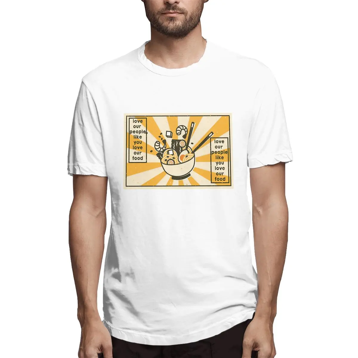 

Love Our People Like You Love Stop Asian Hate Men's Creative Short Sleeve Crew Arrival T-Shirt