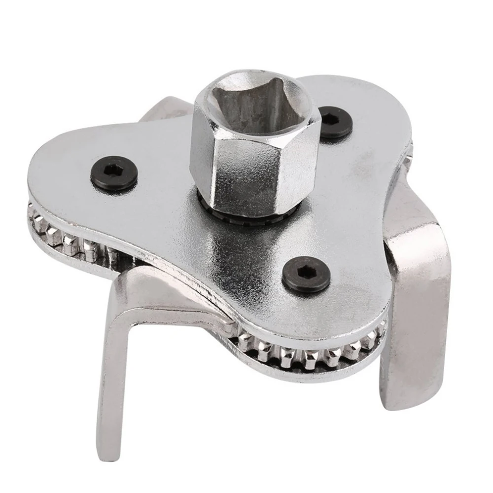 

Universal Car Tool 3 Jaws 2 Ways Oil Filter Wrench Adjustable Spanner Remover Car Filter Wrench Machine Oil Grid Wrench