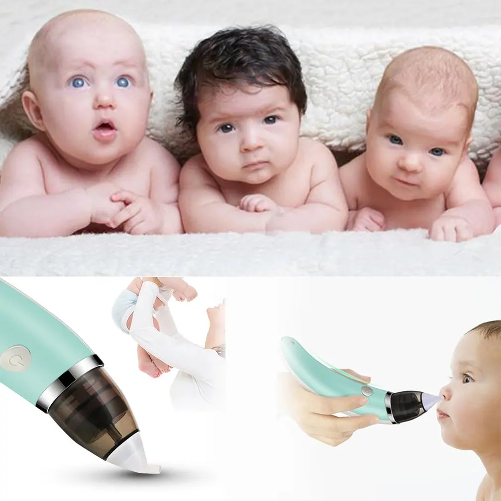 

Electric Baby Nasal Aspirator Electric Nose Cleaner Sniffling Equipment Safe Hygienic Nose Snot Cleaner For Newborns Boy Girls