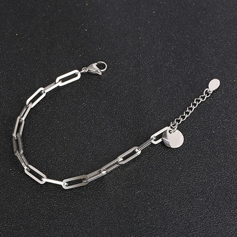 Мужские очаровательные браслеты ювелирные изделия из нержавеющей стали монет