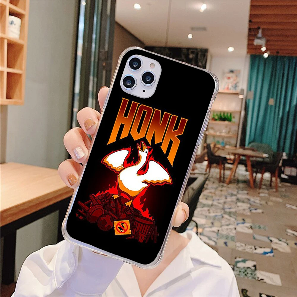 

Untitled Goose Game Interesting Duck Game cover case For iPhone11 XS Max Xr 7 8 6 6s Plus FR2 candy soft silicon phone Coque