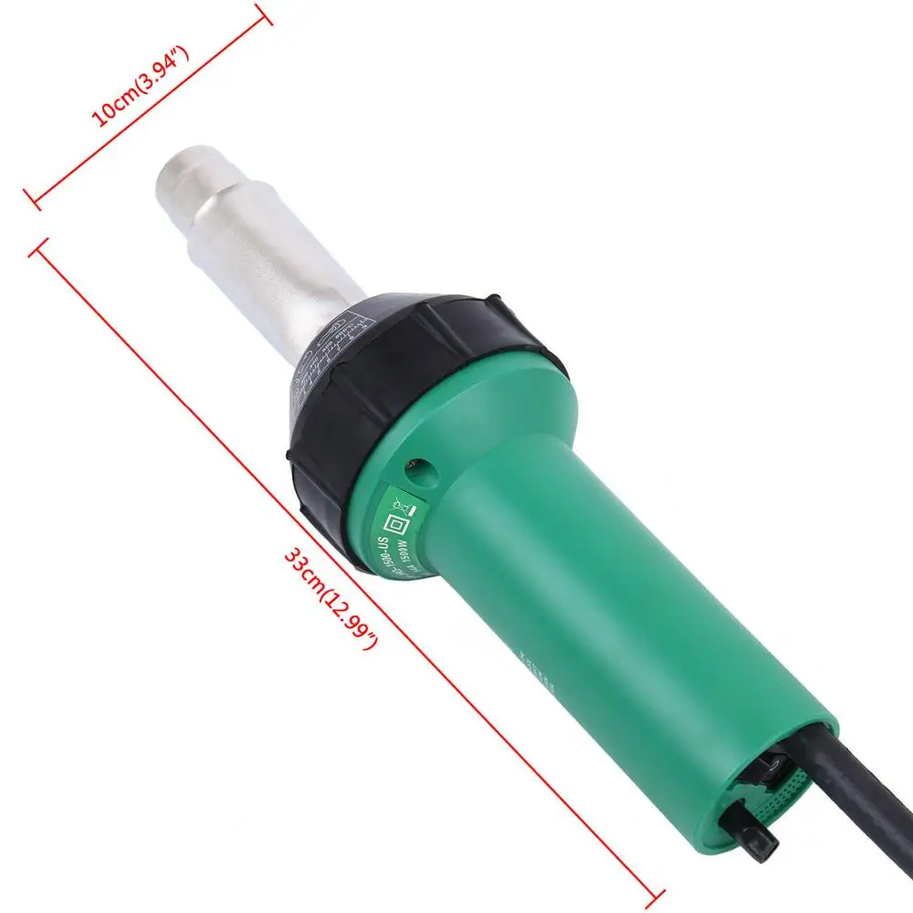 (Доставка из ЕС) 1500 Вт термовоздушный пластиковый сварочный термоприпой пистолет