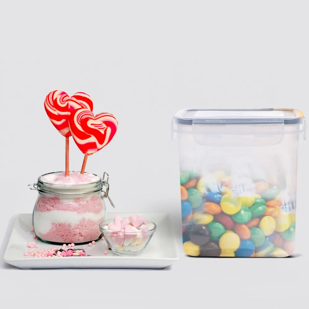 

1Set Creative Durable Dried Food Container Practical Kitchen Storage Can