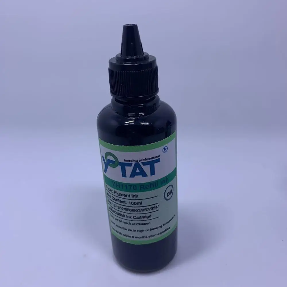 

YOTAT 100ml Pigment ink for HP952 HP953 HP954 HP955 ink cartridge or CISS