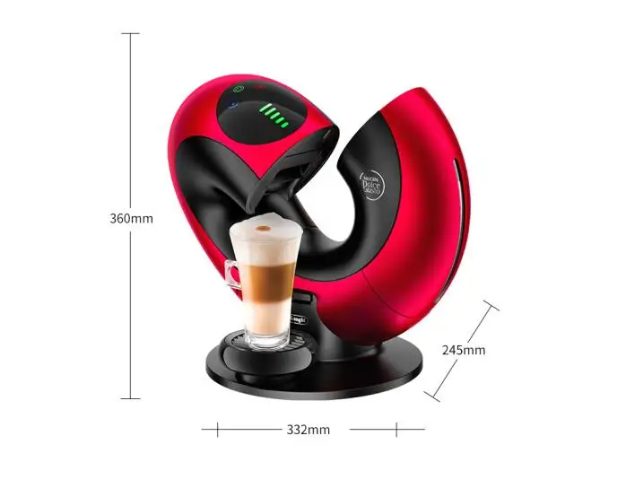 Nestle Nescafe dolcee Gusto 6 чашек Капсульная кофемашина полностью автоматическая Бытовая умная сенсорная молочная пена эспрессо Затмение
