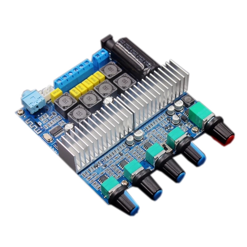 Плата усилителя Bluetooth 5 0 TPA3116D2 2 1 каналов аудио стерео сабвуфер усилитель плата 2*50