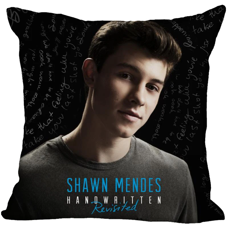 Shawn Mendes Подушка Чехол для дома декоративный чехол на подушки невидимые молнии Подушка Чехол s 40X40,45X45 см - Цвет: 21