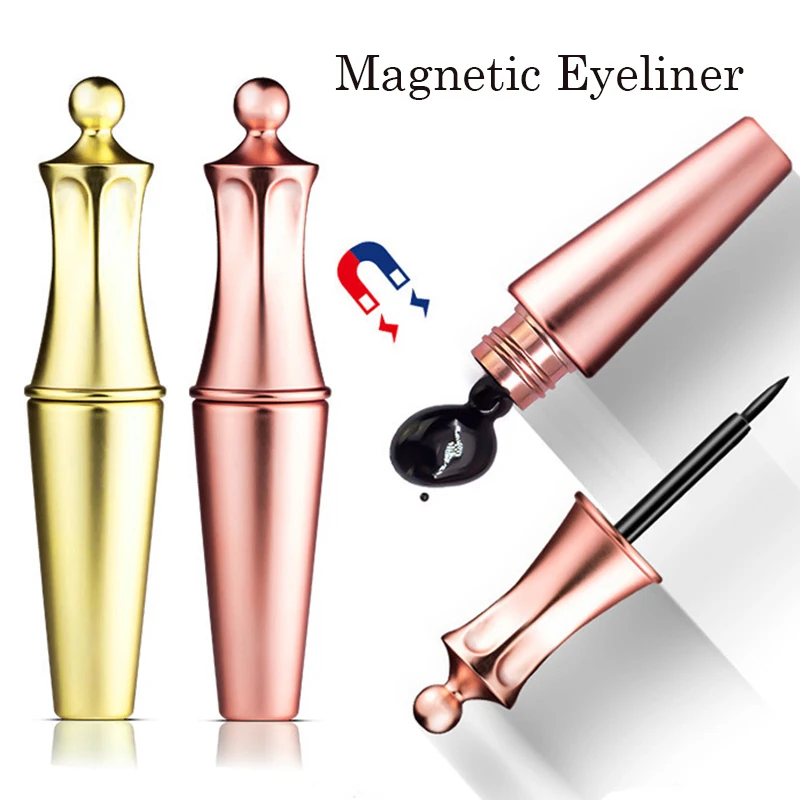 Натуральные ресницы Магнитный ненастоящий ресницы 5 магнитов черные гладкие магнитные подводки для глаз водонепроницаемые без прочный клей ресницы