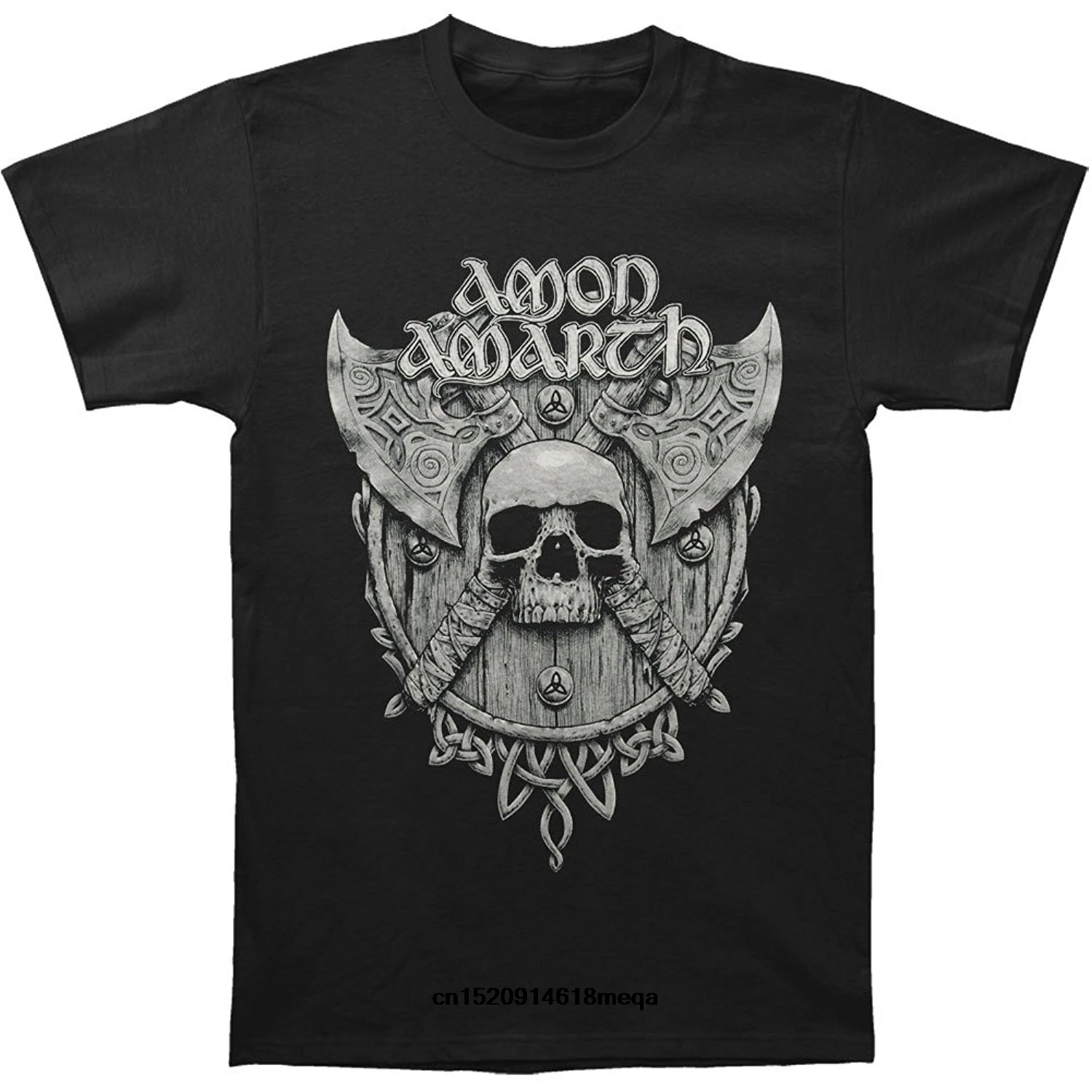 Забавные футболки Amon Amarth мужская серая футболка с коротким рукавом