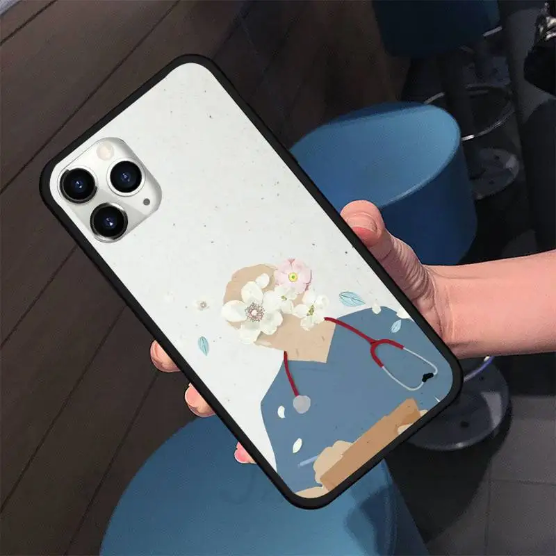 

Nurse Medical Medicine Phone Case For iphone 5S 6S 7 8 11 12 XR XS SE Plus Pro ProMax Cover Fundas Coque