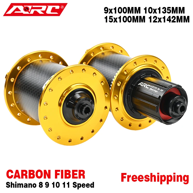 

ARC Carbon Fiber MTB Hub NBK 4 Sealed Bearing Hub 6 Disc Bolt Mountain Bike Bicycle Hub Cycling Wheelset Shimano 8 9 10 11 Speed