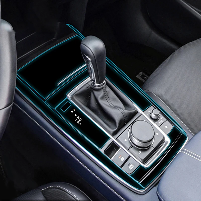

Car Interior Control Film Navigation Dashboard Screen Transparent Sticker For Mazda CX30 Accessories Central Control Panel 2021