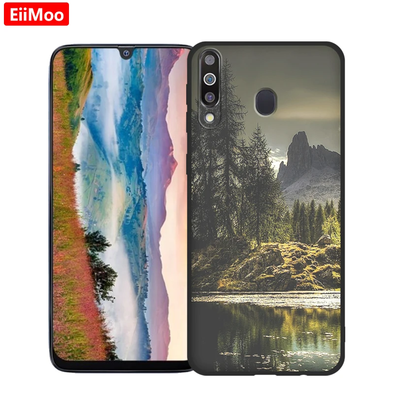 EiiMoo 3D чехол с рисунком для Samsung Galaxy M30 M30S мягкий силиконовый черный задняя крышка M