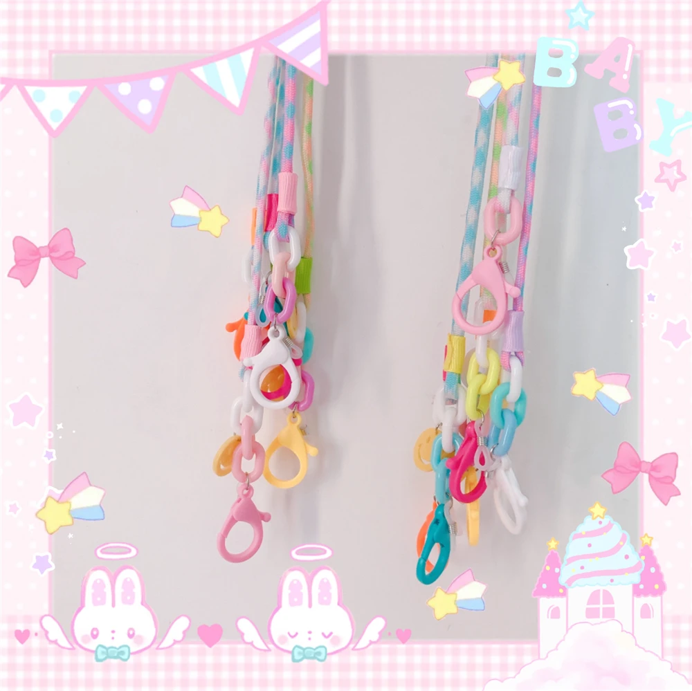 

New Korean Mask Chain Glasses Chain Color Rope Luminous Lanyard Glasses Chain