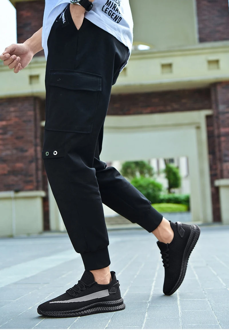 BONJEAN, мужские кроссовки, мужские теннисные туфли flyknit, мужские Прогулочные кроссовки на плоской подошве, дышащая Спортивная обувь terrex, zapatos de mujer
