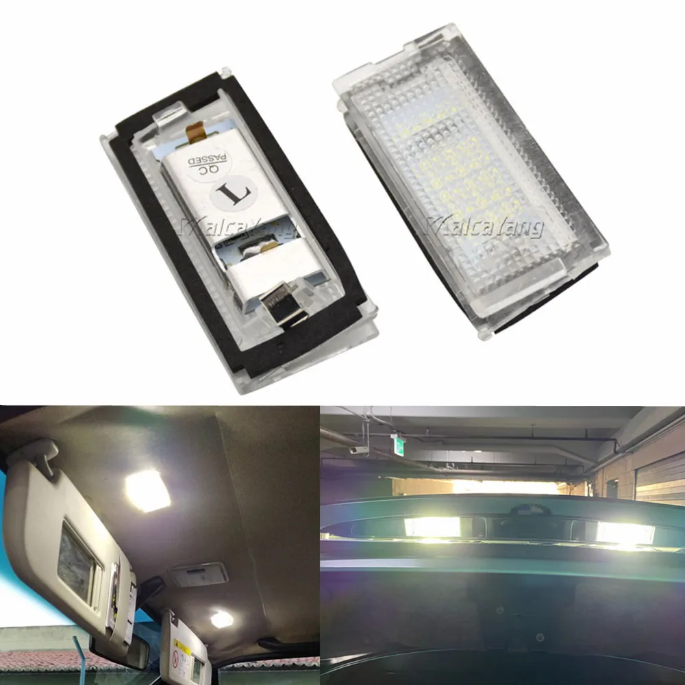 

LED License Number Plate Light For BMW E46 4D Sedan 5D Touring (98-05) 6000K White Car Rear License Plate Lamp