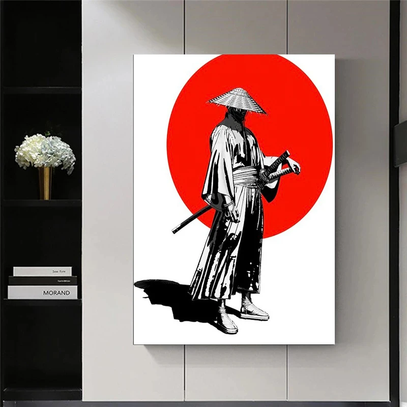 Картина на холсте японской культуры 7 преимуществ бусхидо самурая современные