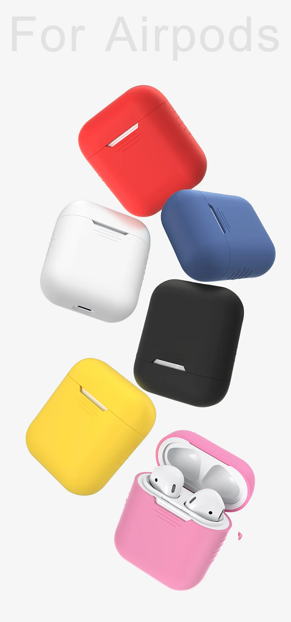 Силиконовый чехол для Apple Airpods для Air Pods чехол s для Airpods Pro Bluetooth наушники кожаный чехол для наушников Аксессуары