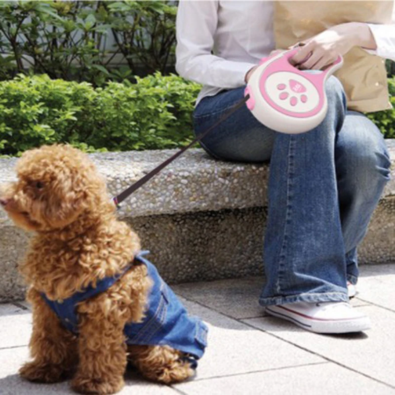 

Выдвижной Поводок для собак, автоматическая выдвижная веревка для собак, 5 м