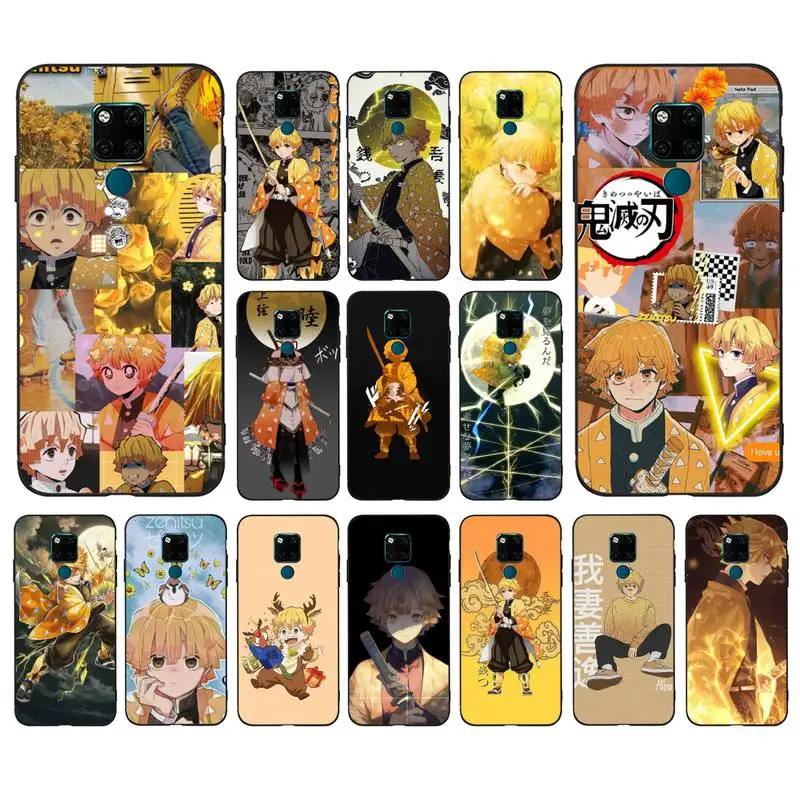 

Yinuoda Demon Slayer Agatsuma Zenitsu Phone Case for Huawei Mate 20 10 9 40 30 lite pro X Nova 2 3i 7se