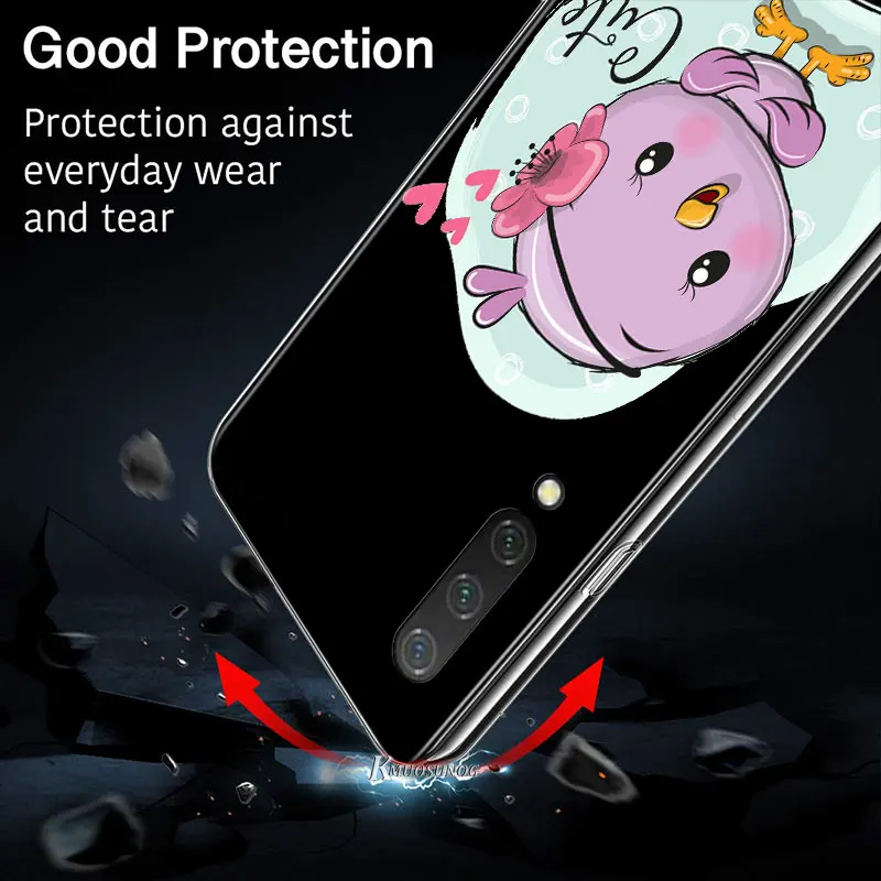 

Lovely Animal Owl for Xiaomi Mi11 10T Note10 Ultra 5G 9 9T SE 8 A3 A2 6X Pro Play F1 Lite 5G Transparent Phone Case