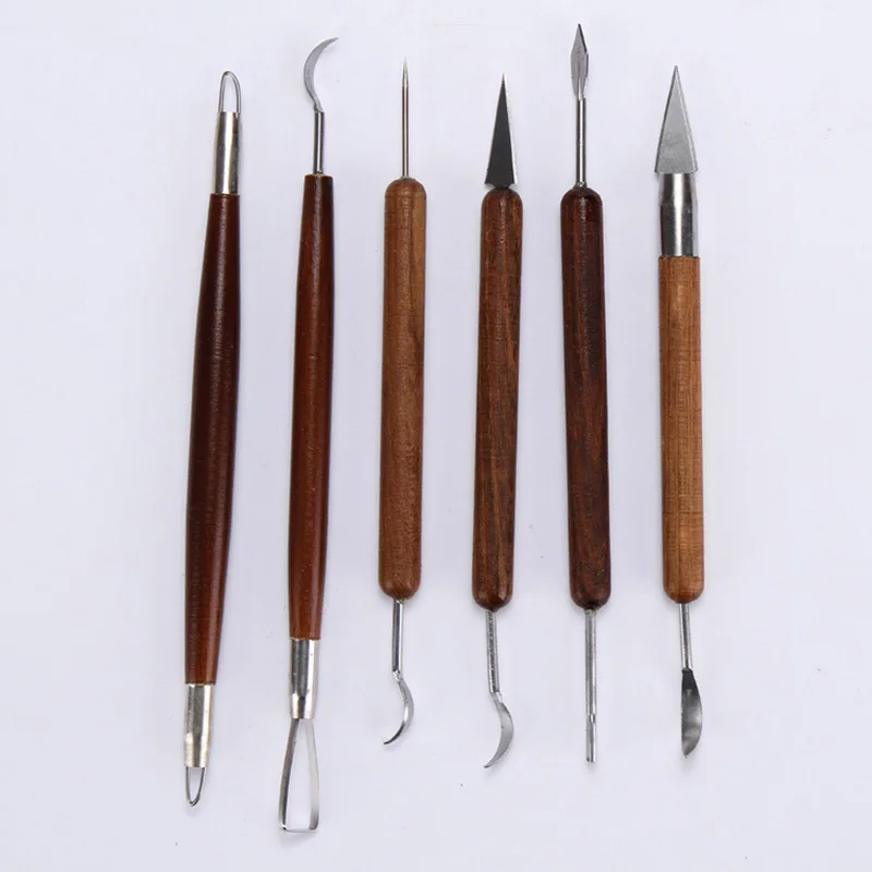 

DIY Polymer Clay Sculpting Kit Sculpter Smoothing Knife Carving Pottery Ceramic Tools Handcraft Shapers Modeling Carved Tool
