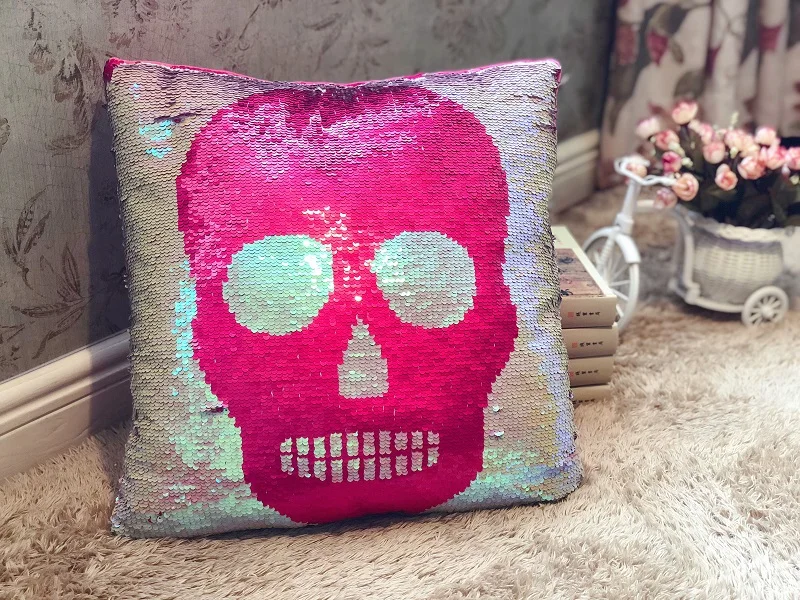 Большая подушка с блестками и наполнителем 40 см 420 г | Игрушки хобби