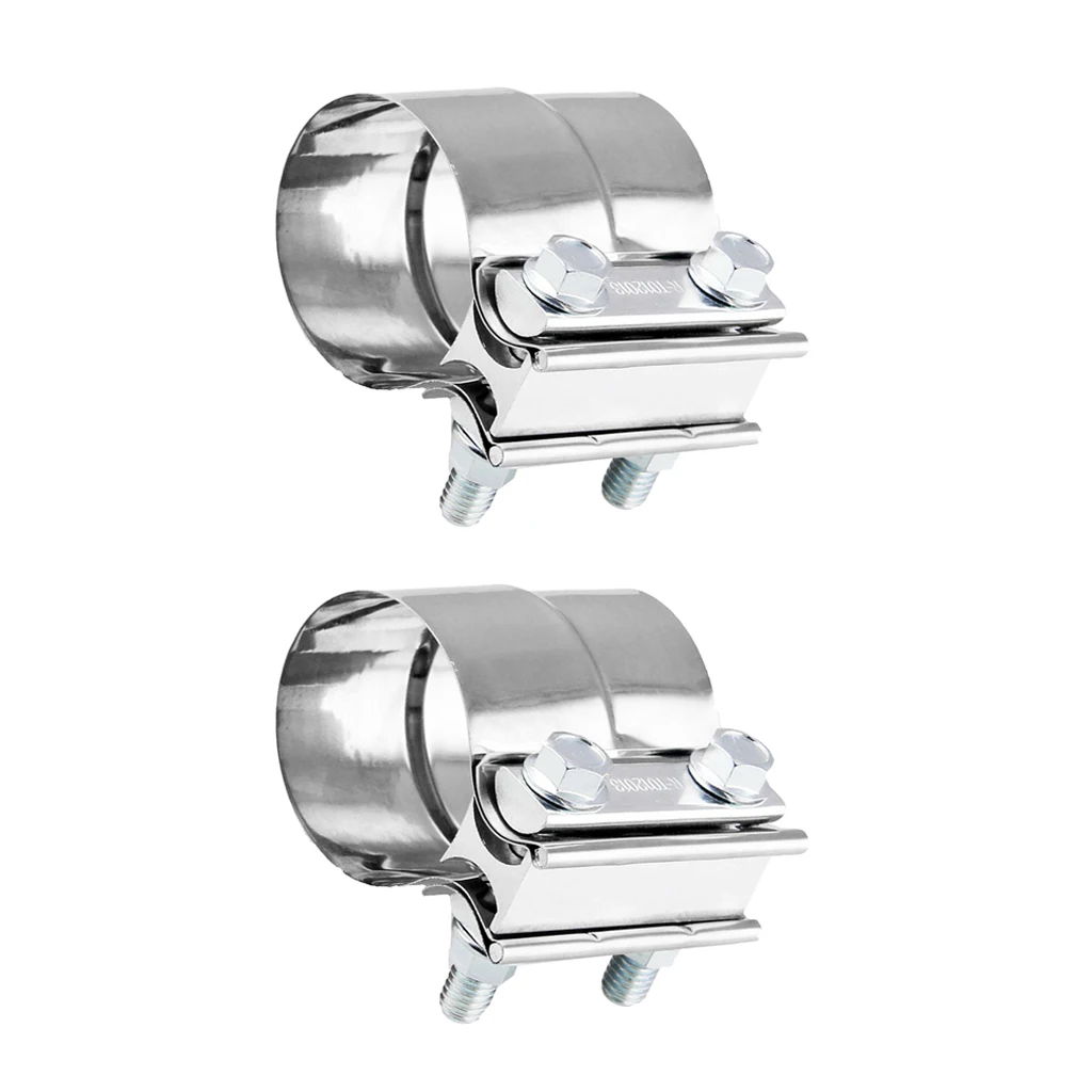 2 шт 25 &quotповорот до 5&quot нержавеющая выхлопная полоса хомут для шланга