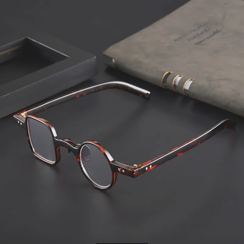 

TR Quality 2021 New Anti-blue Light Simple and Ultra-light Half-frame Fashion Trend Reading Glasses Flat Mirror Reading Glasses