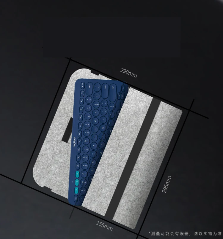 Logitech K480 K380 Bluetooth клавиатура портативный пылезащитный фетровый чехол для хранения